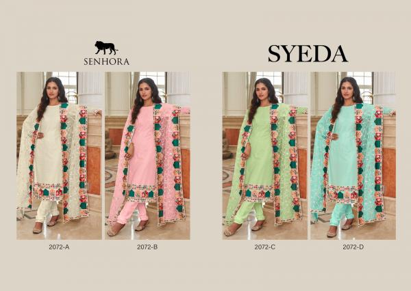 Senhora Syeda Exclusive Fanncy Georgette Designer Salwar Suits Collection